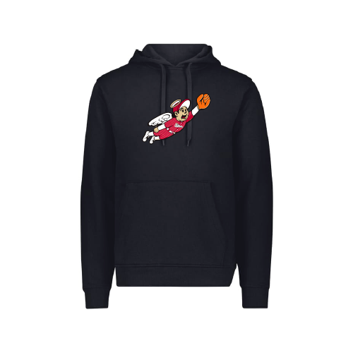 777 Womens LS Fleece Hoodie - Black