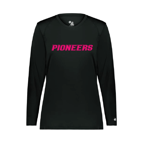 PYBA Womens LS Dri Fit - Black