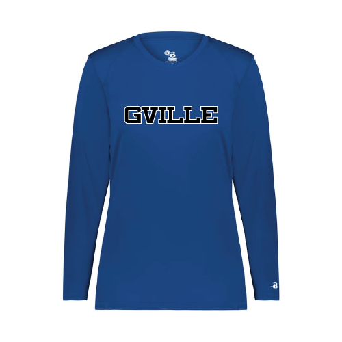 PYBA Womens LS Dri Fit - Royal